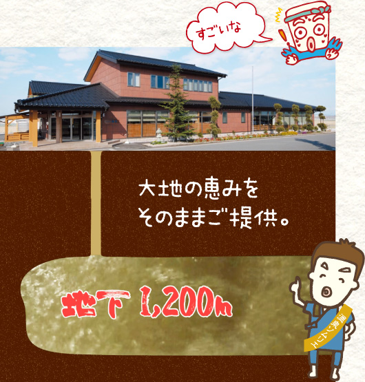 大地の恵みをそのままご提供。